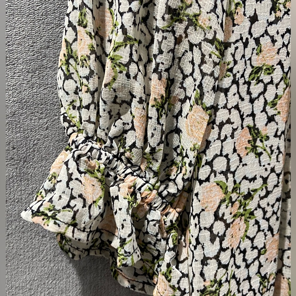 Free People Gigi Antique Combo Floral Printed Maxi Dress Women’s Size Small NWT - Picture 12 of 12